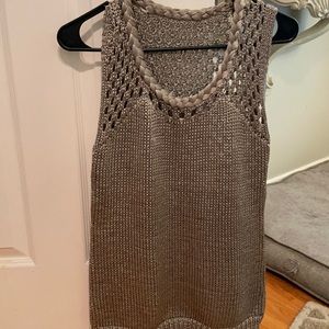 Banana Republic beonze knit top